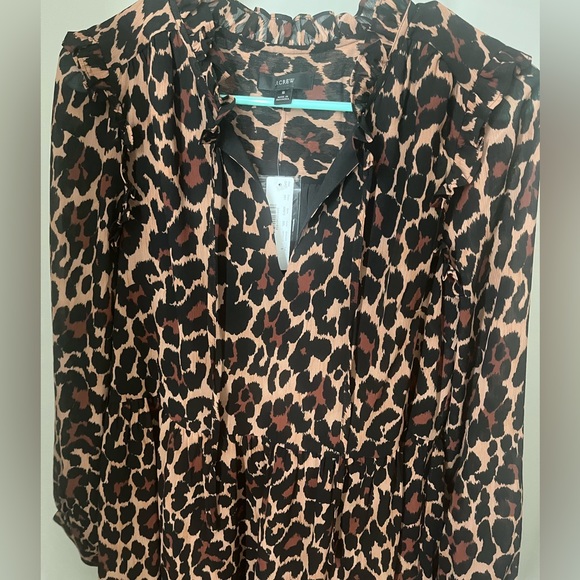 J crew cheetah print dress size S, NWT - Picture 4 of 5